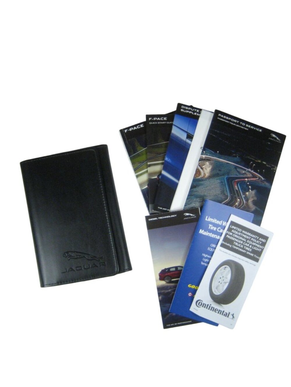 Jaguar F-Pace Supercharge Owners Manuals Handbook Leather Case 2017 ORIGINAL